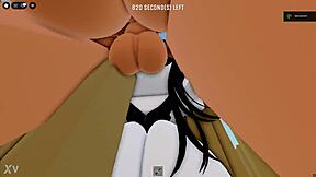 goth girl takes double cocks in wild petite threesome fuckfest