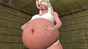 triplet sisters get inflated bellies ass ripped clothes