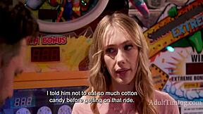 i-i couldnt resist... teenage stepdaughter deepthroats daddy at arcade?!!