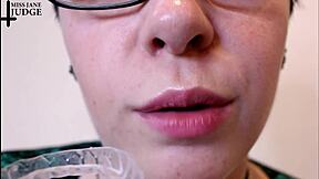 at the dinner party the retainer bitch gets dominated close up