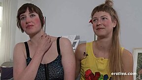 North German babes lick clits and suck tits wildly