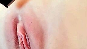 SHAVING My Tight PUSSY Lips Bare for Wet Fuck!