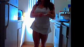 Female bodybuilder dominates with big clit nipples in erotic pov humiliation