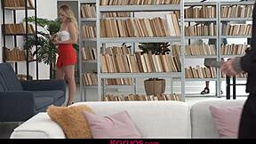 Have you seen Finnish milf Ann Joy riding cock in library?