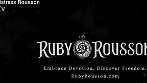 Oiled up tight by my chaste boyfriend's dominating hands!