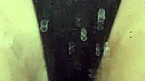 Curvy Blonde Elza Kom Strips Sexy Nylon for Big Cock Domination