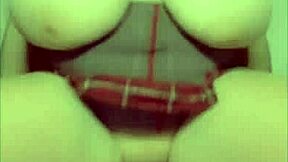 check out this curvy bbw playing with her huge natural tits