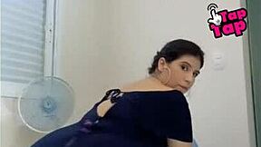 brazilian babe flashes bare ass and pussy on bigo live so sexy