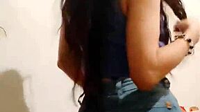 luna's sweet smile hides her wild latina ass shaking frenzy with big natural tits and tattoos