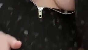 Curvy Blonde Elza Kom Strips Sexy Nylon for Big Cock Domination