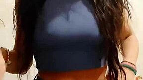 luna's sweet smile hides her wild latina ass shaking frenzy with big natural tits and tattoos