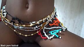 wanna see african girl squirt solo on ranch?