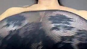 Big Natural Saggy Tits Smother Face with Hard Nipples