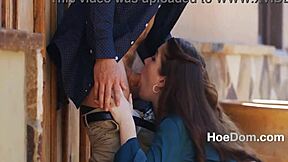 Robby Apples and Evelyn Claire spark hardcore outdoor fuck