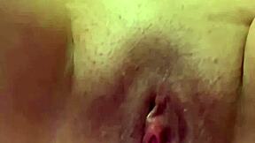 petite asian cutie rubs creamy pussy in panties till double squirt