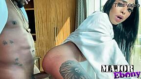 Rome Face-Fucks Ava Till Cum Drips Down Her Big Tits!