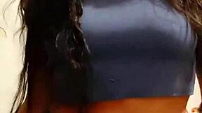 luna's sweet smile hides her wild latina ass shaking frenzy with big natural tits and tattoos