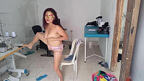 What hides behind these big natural tits and that massive latina pussy craving your stare?