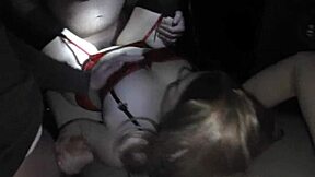 yo hot wife nikki takes gangbang facial from strangers cuckold orgy