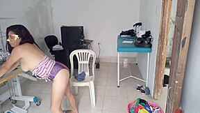 What hides behind these big natural tits and that massive latina pussy craving your stare?