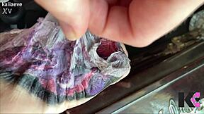 ever seen a fresh tattoo peel off in slow mo babe?