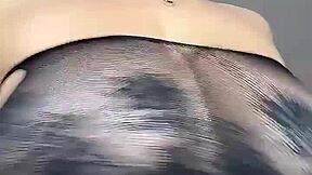 Big Natural Saggy Tits Smother Face with Hard Nipples