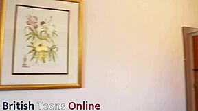 hey naughty british college girl slurps stepdad's cock in lingerie