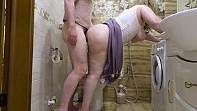 what if stepmom's fat ass got anal pounded in the toilet mid-blowjob?