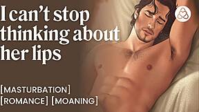 Her lips get my hot cumshot, real moans!