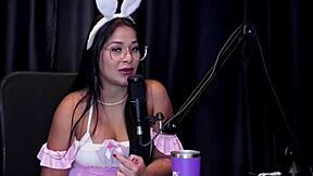 Morena Safada Alice Vasconcelos Boquete Peitos Buceta Sheer Red Páscoa