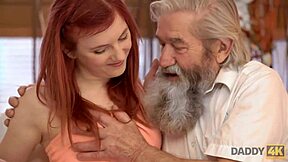 my old guy and i team up to punish her