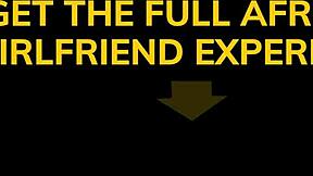 submissive ebony gf drilled doggystyle by huge cock begging for rough pounding