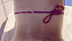 we pound her milf pussy poolside till facial cumshot blasts her natural tits