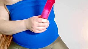 Esposa Puta Masturbates Big Tits Pussy Lips Cameltoe Leggings Seduce Supervisor Homemade