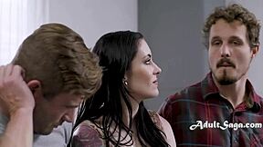 I finally lose my virginity in first threesome double penetration anal ass to mouth gaping