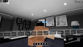 Roblox slut cheats on bf with my cock doggystyle