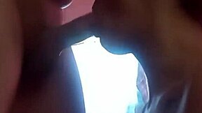 Thick cock rams petite brunette's throat during bored face fuck