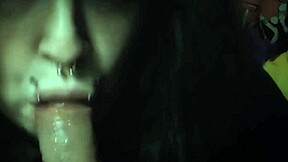 Goth Emo Sucks 9 Inch Dildo Deep