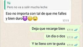 horny latina neighbor craves cock again on webcam part two