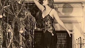 Vintage Christmas Scenes From Retro Era Captured Perfectly