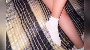 he sneaks into her room at night, finds the young mexican cutie ready on the bed for homemade pounding