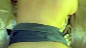 Big booty Asian babe slurps dick rides cowgirl creampie POV!