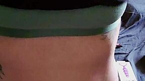 curvy redhead amateur tests vibrating toys on big natural tits and fat ass cheeks