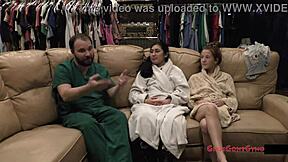 stacy shepard jasmine rose humiliate patient in new scrubs fetish play