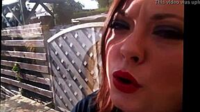 wanna see sexy bbw tina snua smoke cork cig with drifts snaps inhales double pumps exhales?