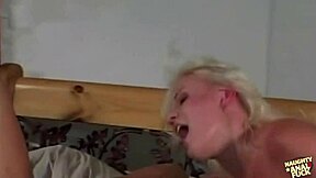 blonde bombshell uses dildos and thick cock to live out her double penetration dreams