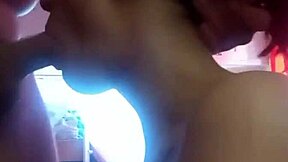 Thick cock rams petite brunette's throat during bored face fuck