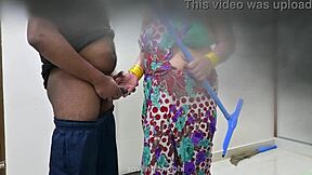 Will Busty Telugu Maid Let Landlord Grope Her Monster Natural Tits?