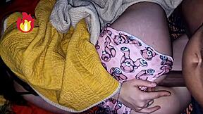 little stepsis sneaks bro in room to pop her cherry