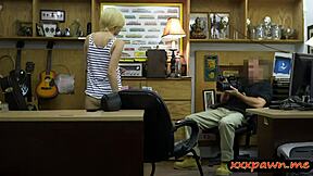 Pervert pawn guy pounds short blond amateur hard